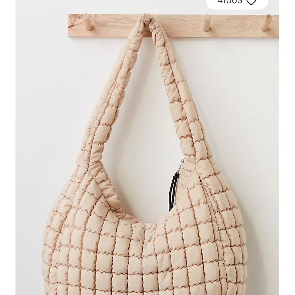 FP Movement off White Quilted Carryall